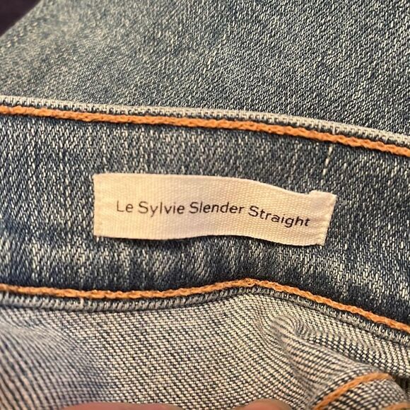 FRAME Denim Le Sylvie Slender Straight jeans light wash 27 - Picture 12 of 15